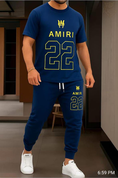 AMIRI Blue Tracksuit